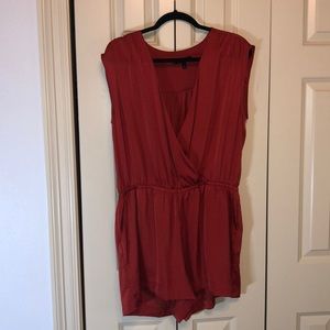 Banana Republic Auburn Faux Wrap Romper